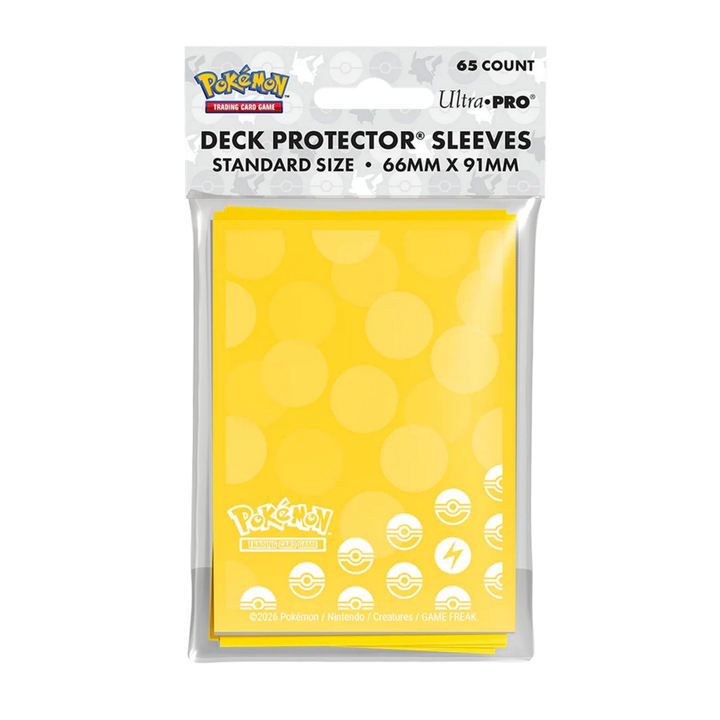 Ultra Pro: Pokemon Energy Sleeves - Lightning (65ct)