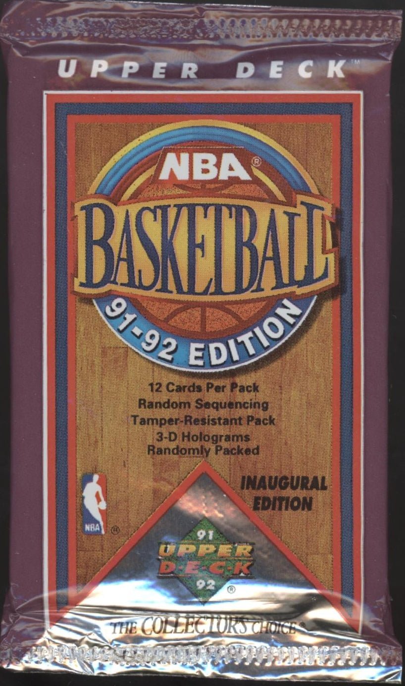 NBA Upper Deck Basketball 91-92 Cards Inaugural outlet Edition