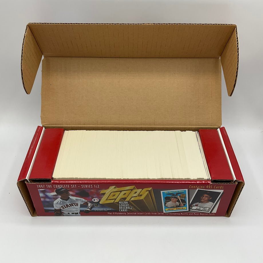 1997 Topps Baseball Series 1 & 2 Factory Set (Open) - Collector Store LLC