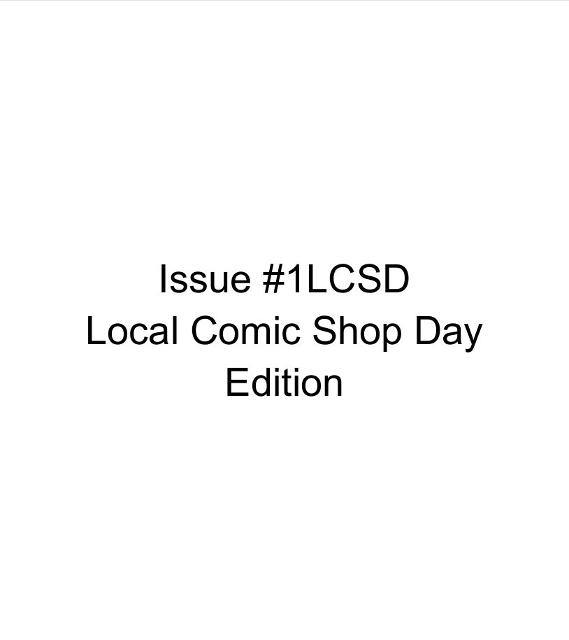White Widow Issue #1LCSD Local Comic Shop Day Edition