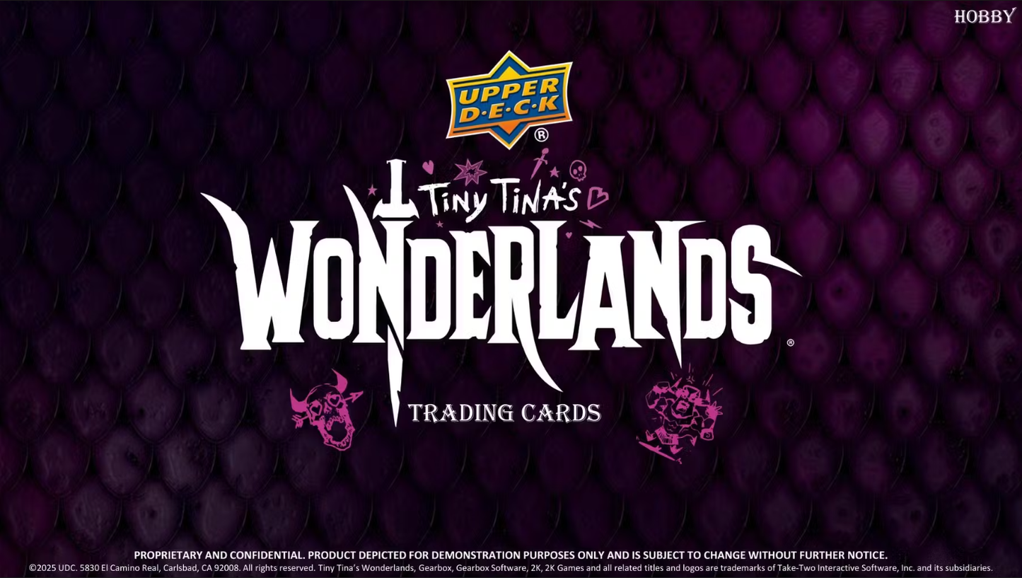 2025 Upper Deck Tiny Tina's Wonderlands Hobby Box *Contact Us To Order*
