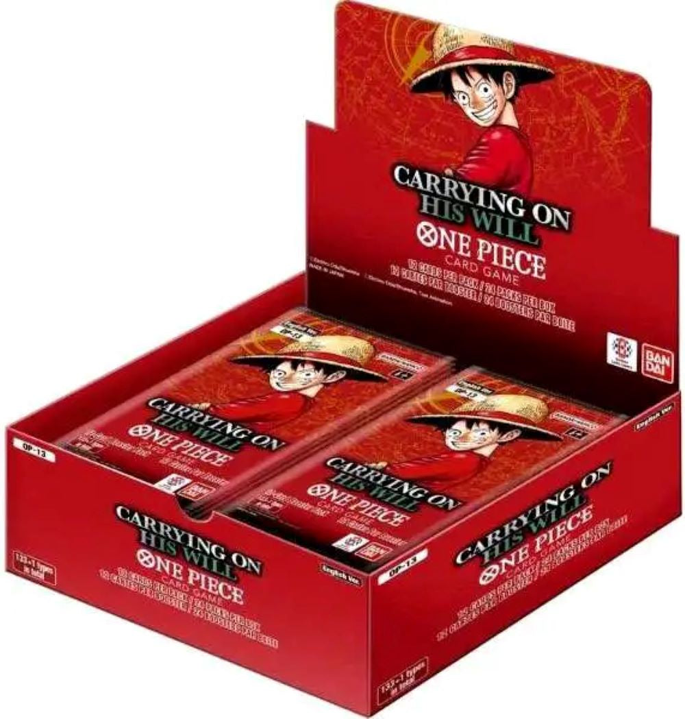 One Piece OP-13 Carrying On His Will Booster Box One Piece OP-13 Carrying On His Will Booster Box