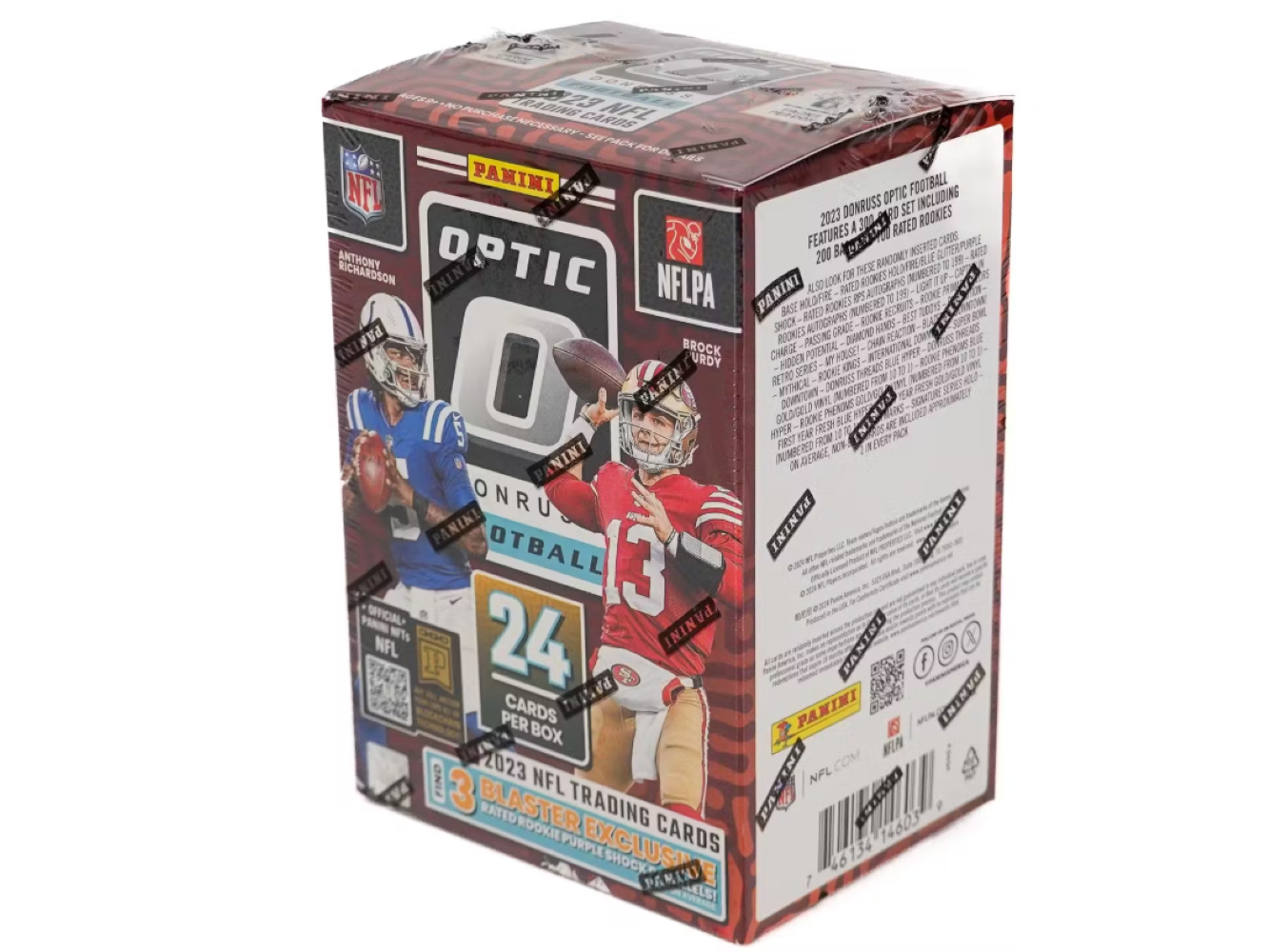 2023 Panini Donruss Optic Football Blaster Box (Purple Shock)
