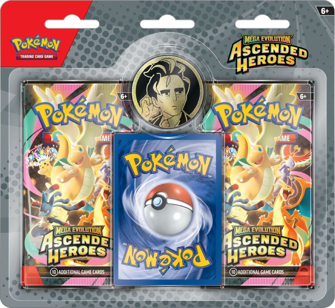 Pokemon: Mega Evolution Ascended Heroes 2-Pack Blister (Random) *Expected Release Date 01-30-2026*