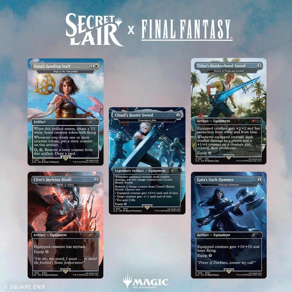 Magic the Gathering: Secret Lair x Final Fantasy - Weapons (Non-Foil)