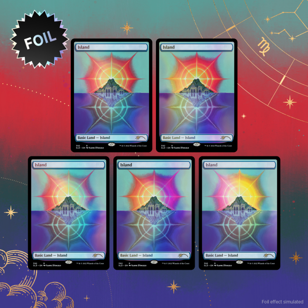 Magic the Gathering: Secret Lair The Astrology Lands: Virgo Foil Edition