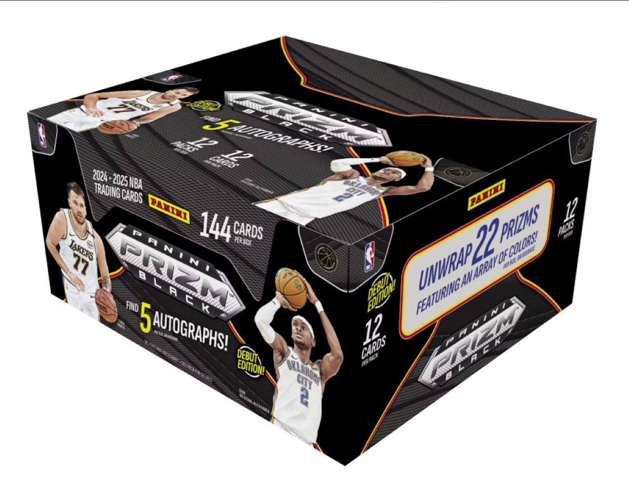 2024-25 Panini Prizm Black Basketball Hobby Box