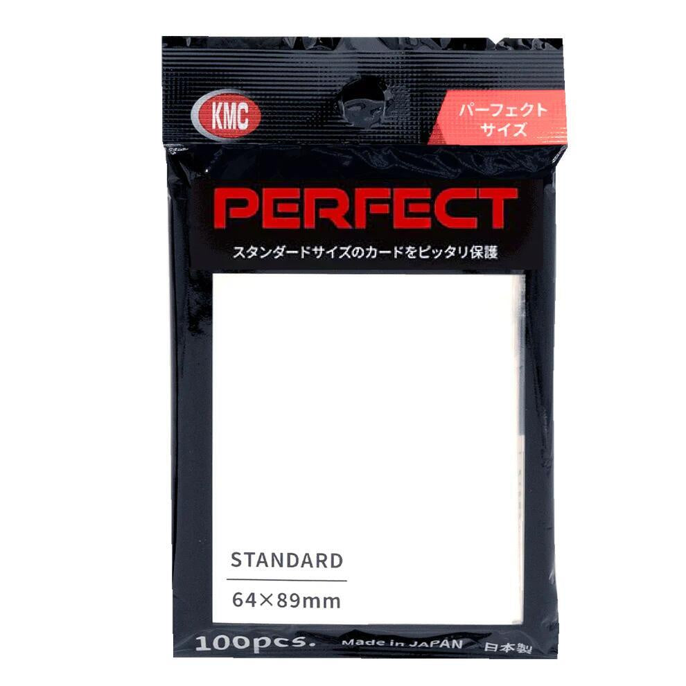 KMC Full Size Perfect Fit 100ct Sleeves - Clear