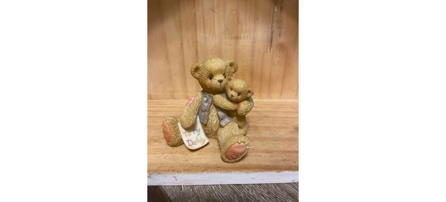 Cherished Teddies: "When I Need A Hug I Run To Dad!"
