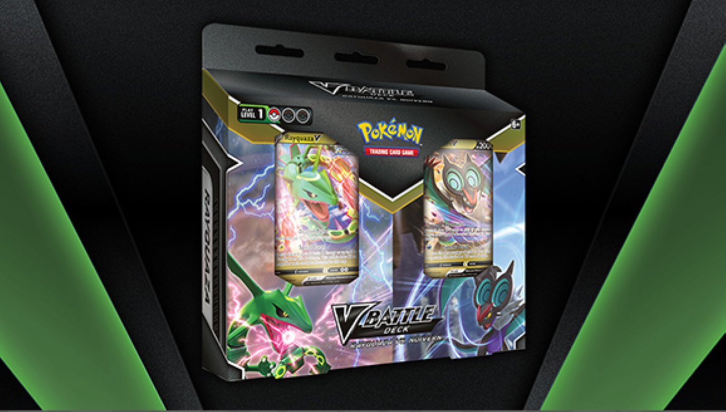 Pokemon: Rayquaza V/Noivern V Battle Deck Bundle
