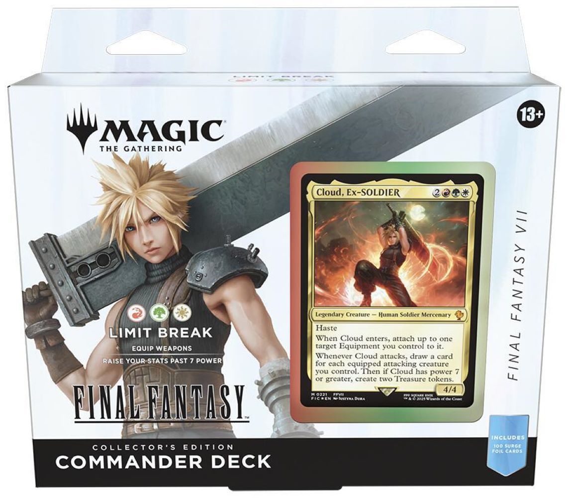 Magic the Gathering: Final Fantasy Collector Commander Deck - Final Fantasy VII Limit Break