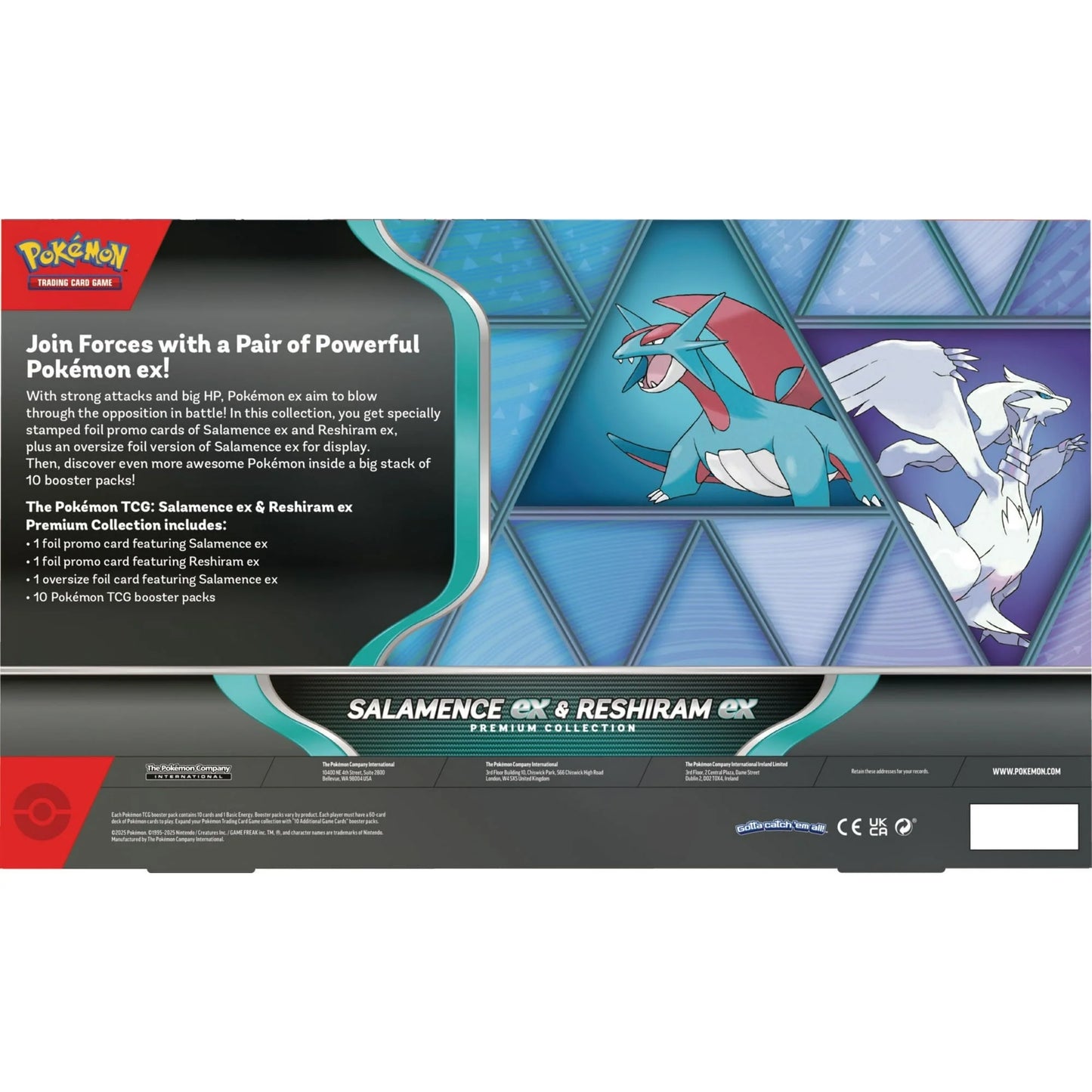 Pokemon: Salamence & Reshiram ex Premium Collection