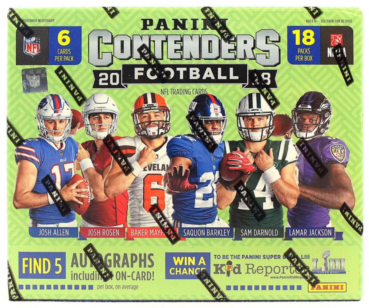 2018 Panini Contenders Football Hobby Box