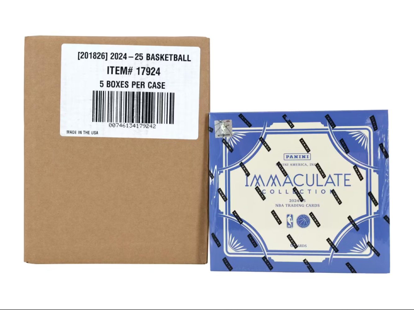 2024-25 Panini Immaculate Basketball Hobby 5-Box Case