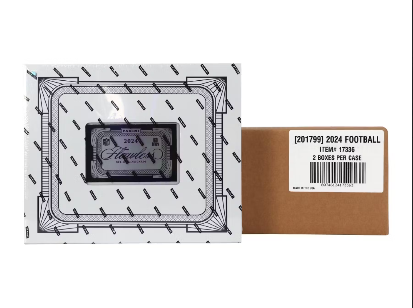 2024 Panini Flawless Football Hobby Box Case (2ct)