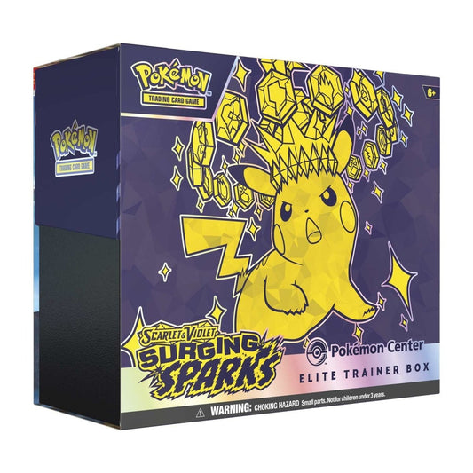 Pokemon: Scarlet & Violet Surging Sparks Pokemon Center Elite Trainer Box