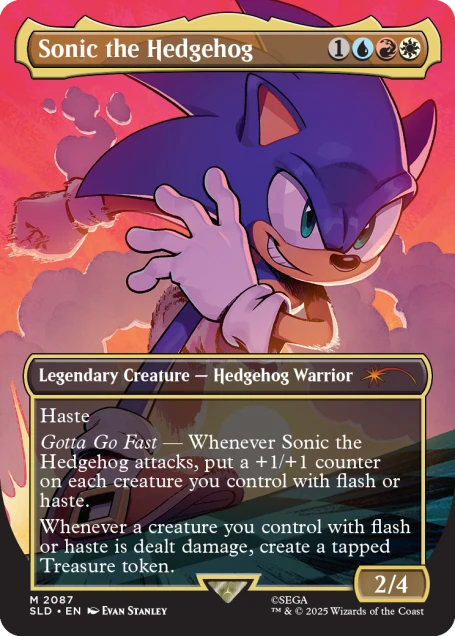 Magic the Gathering: Secret Lair X Sonic Friends & Foes Non-Foil