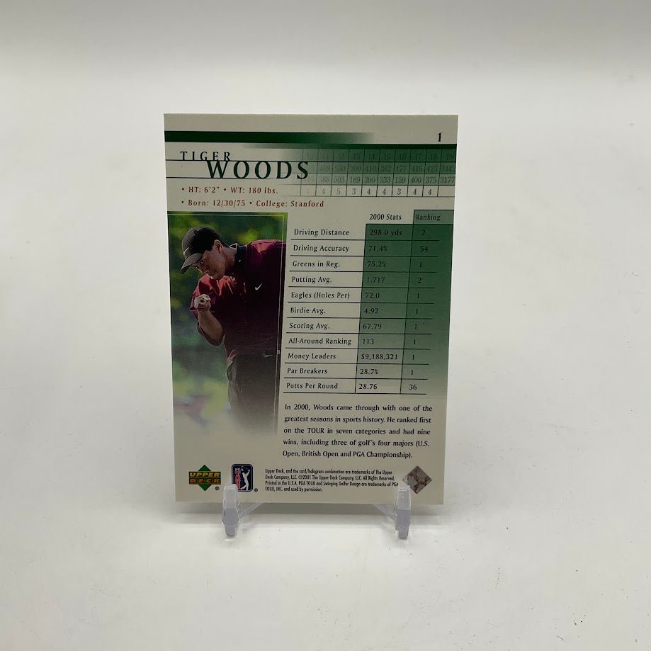 2001 Upper Deck Golf Hand Collated Set (1 - 200) - Collector Store LLC