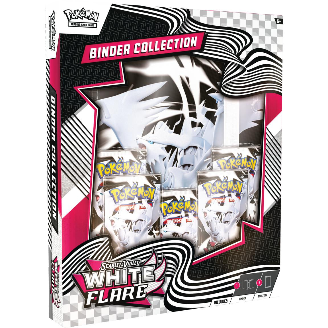 Pokemon: Scarlet & Violet White Flare Binder Collection - Collector Store LLC