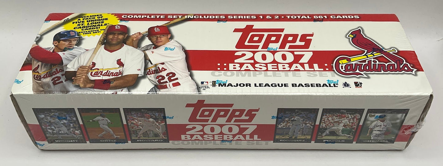 2007 Topps Baseball Series 1 & 2 Factory Set - Collector Store LLC