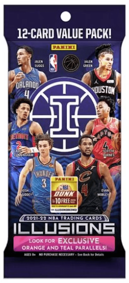 2021 - 22 Panini Illusions Basketball Fat Pack - Collector Store LLC