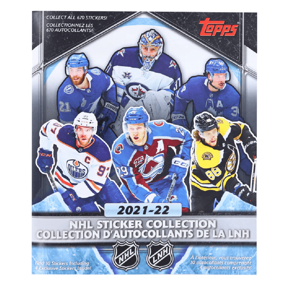 2021 - 22 Topps NHL Hockey Sticker Album - Collector Store LLC