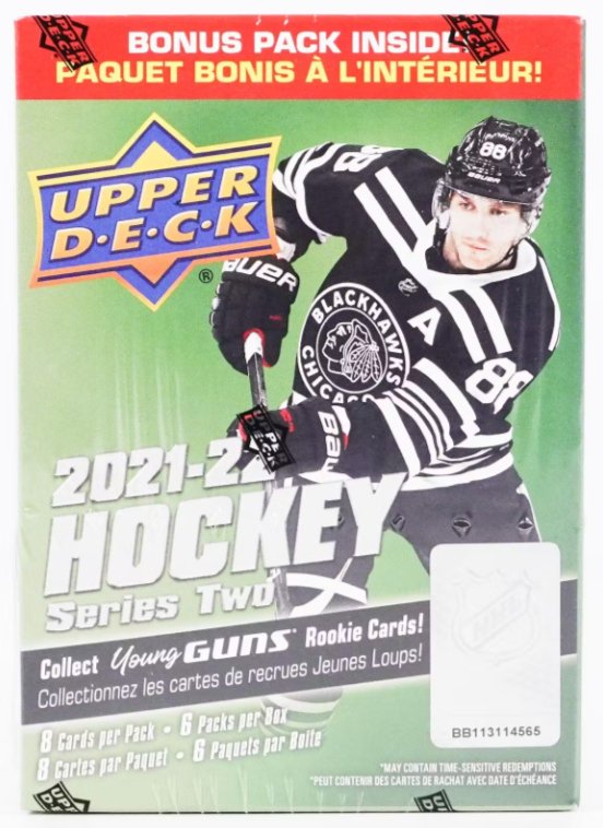 2021 - 22 Upper Deck Series 2 Hockey Blaster Box - Collector Store LLC