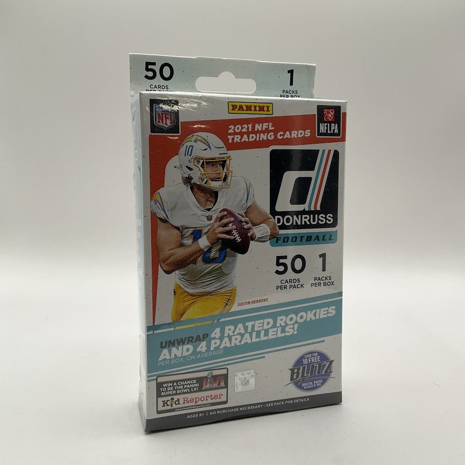 2021 Panini Donruss Football Hanger Box (Blue Previews) - Collector Store LLC