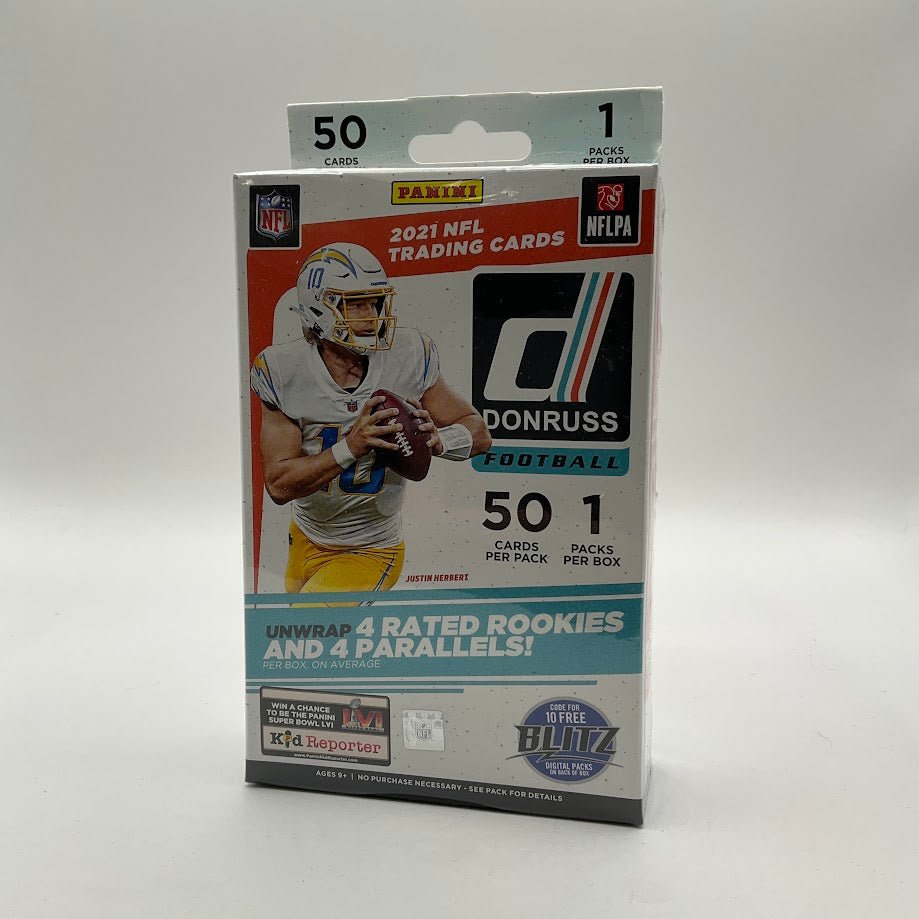 2021 Panini Donruss Football Hanger Box (Blue Previews) - Collector Store LLC