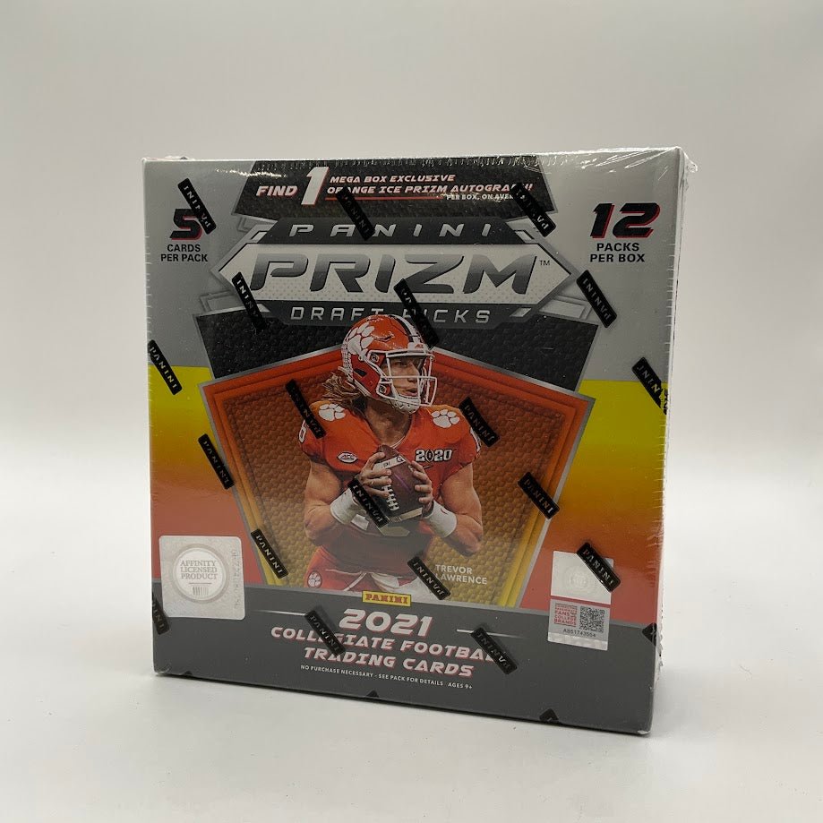 2021 Panini Prizm Draft Picks Football Mega Box (Orange Ice) - Collector Store LLC