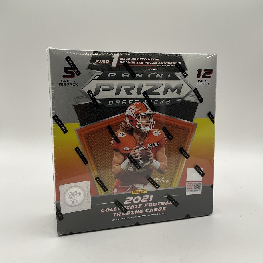 2021 Panini Prizm Draft Picks Football Mega Box (Orange Ice) - Collector Store LLC