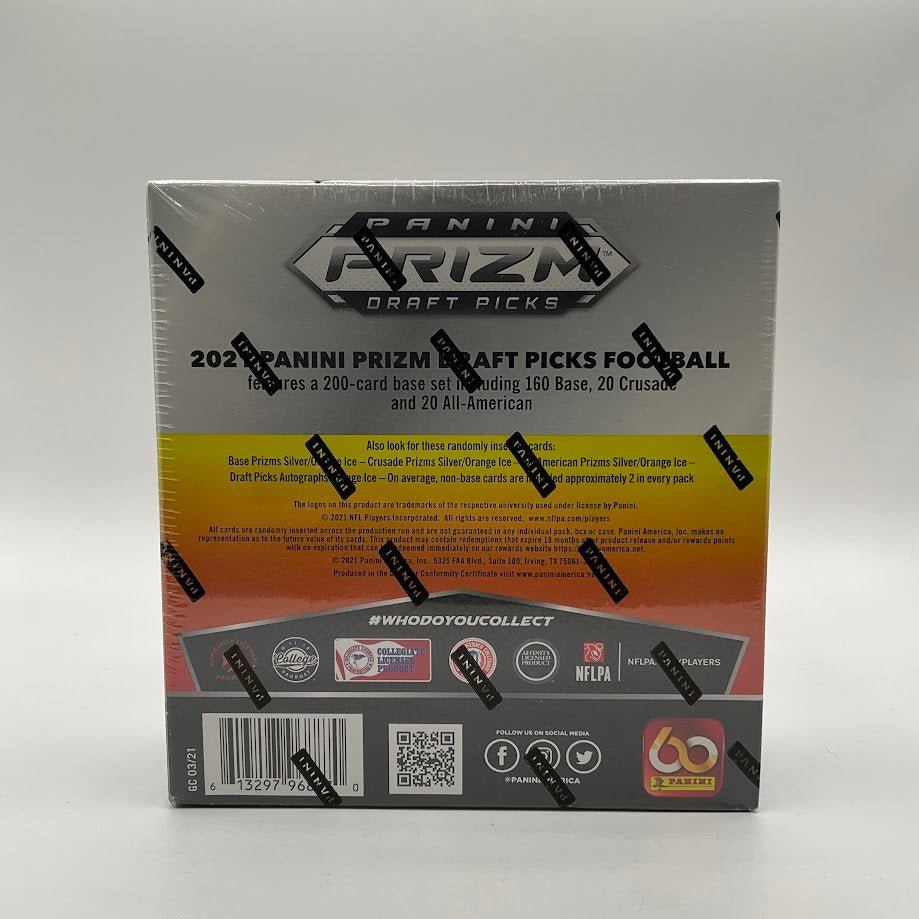 2021 Panini Prizm Draft Picks Football Mega Box (Orange Ice) - Collector Store LLC