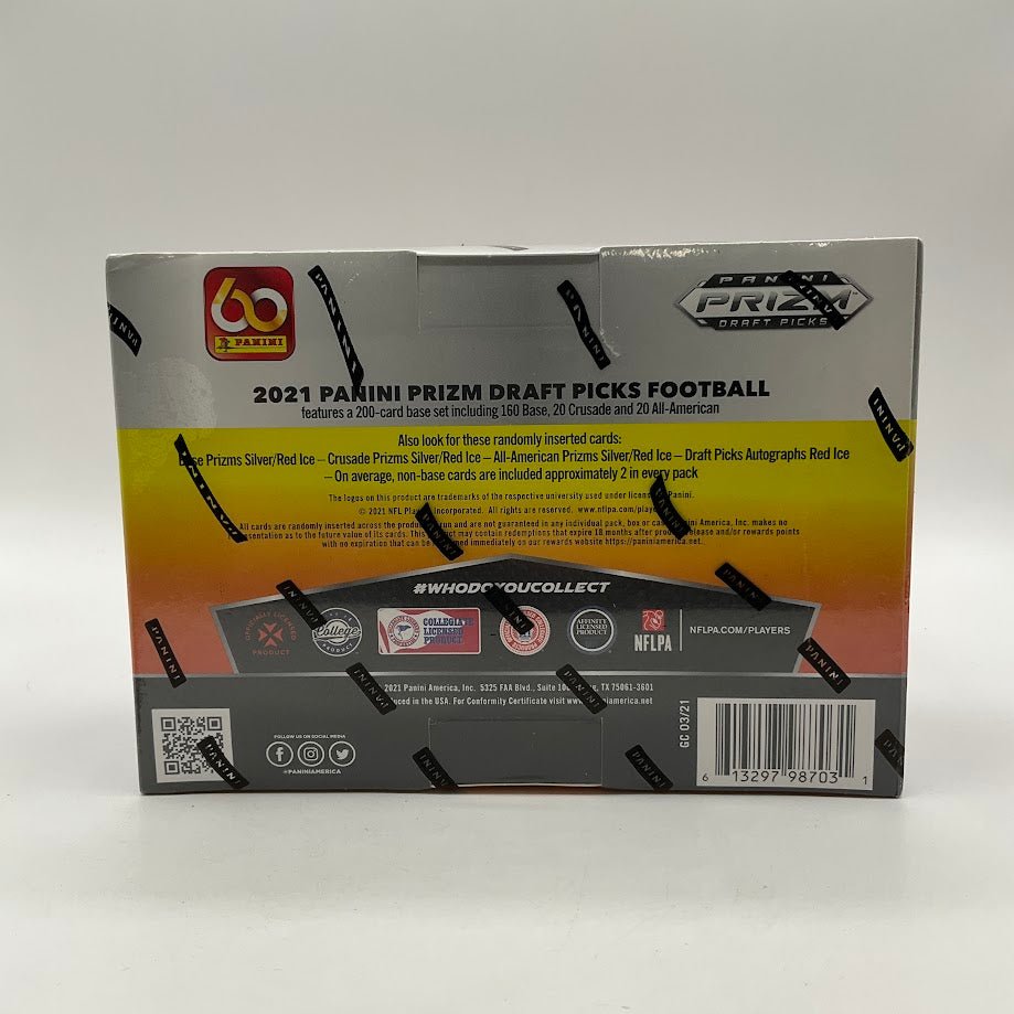 2021 Panini Prizm Draft Picks Football Mega Box (Red Ice) - Collector Store LLC
