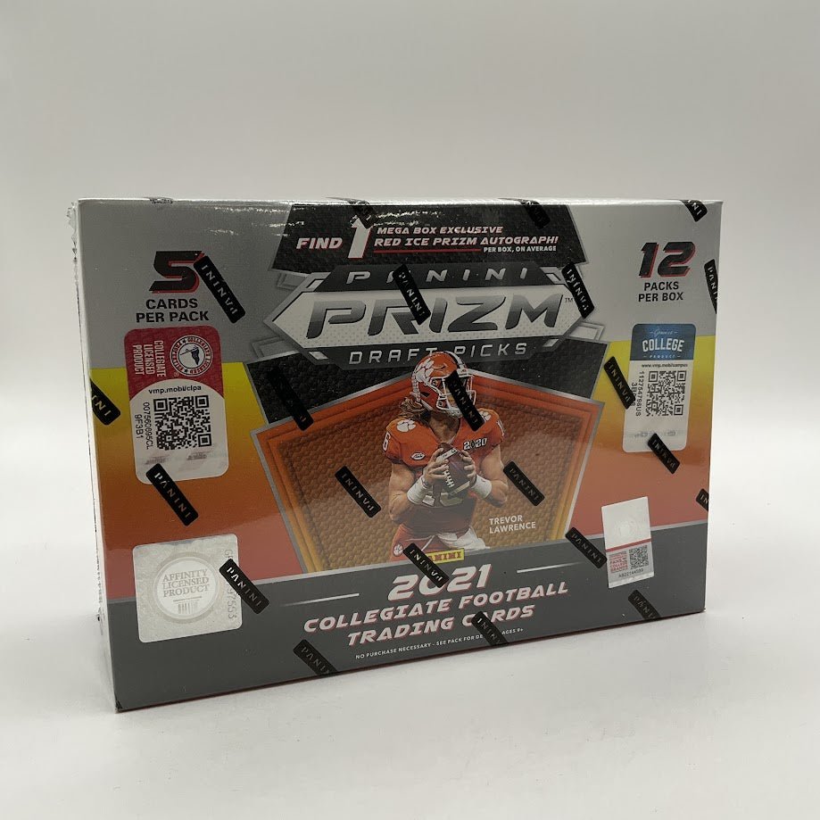 2021 Panini Prizm Draft Picks Football Mega Box (Red Ice) - Collector Store LLC