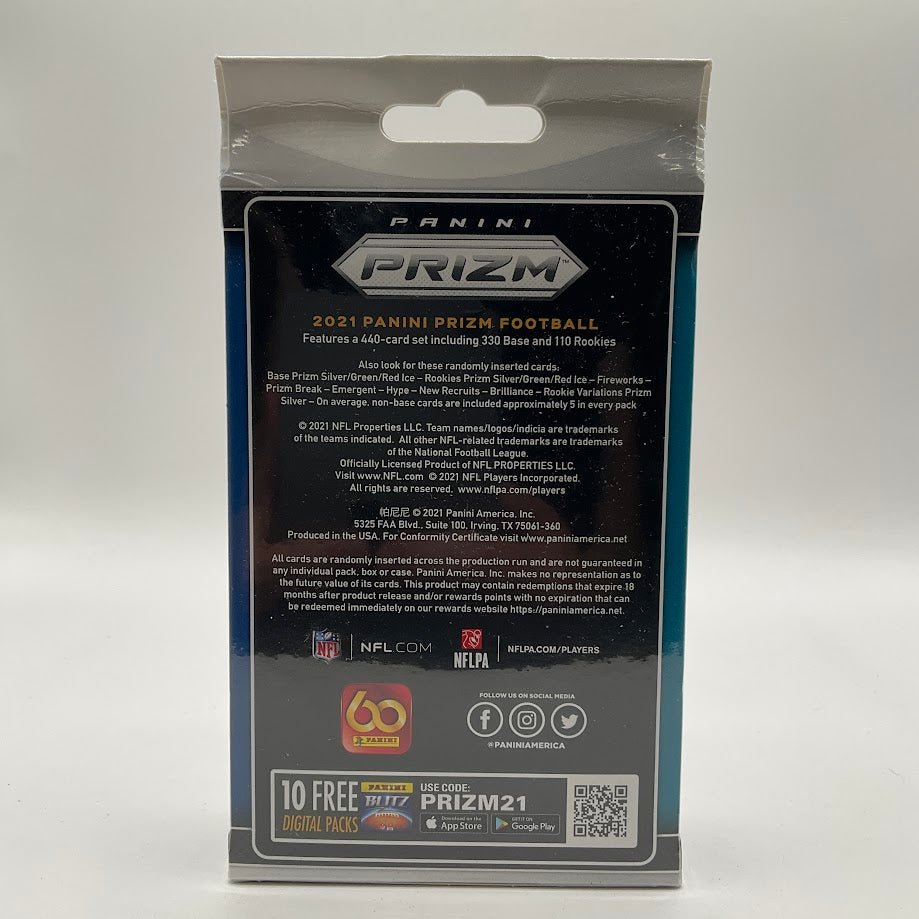 2021 Panini Prizm Football Hanger (Red Ice) - Collector Store LLC
