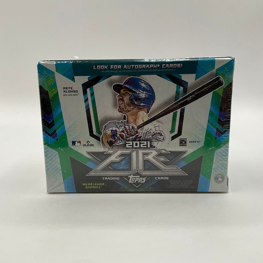 2021 Topps Fire Baseball Blaster Box - Collector Store LLC