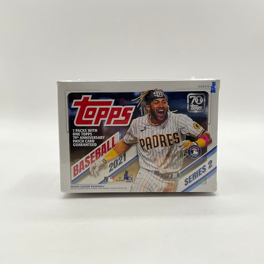 2021 Topps Series 2 Baseball Blaster Box (70th Anniversary Patch Cards) - Collector Store LLC