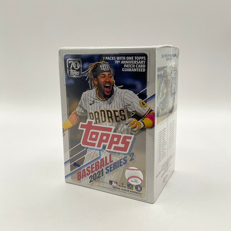 2021 Topps Series 2 Baseball Blaster Box (70th Anniversary Patch Cards) - Collector Store LLC