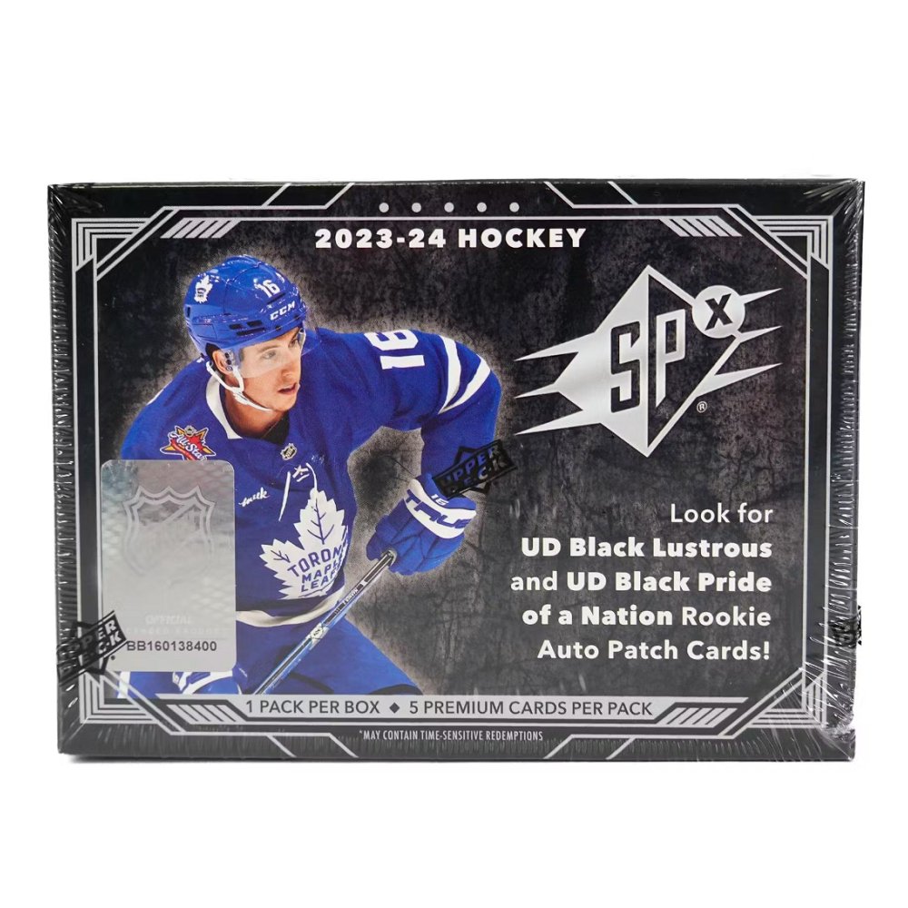 2023 - 24 Upper Deck SPx Hockey Hobby Box *Contact Us To Order* - Collector Store LLC