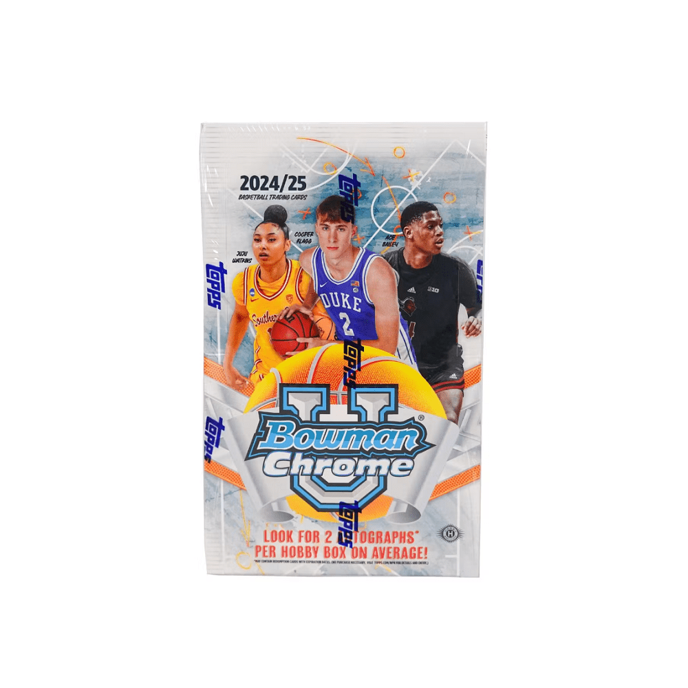 2024 - 25 Bowman University Chrome Basketball Hobby Box - Collector Store LLC