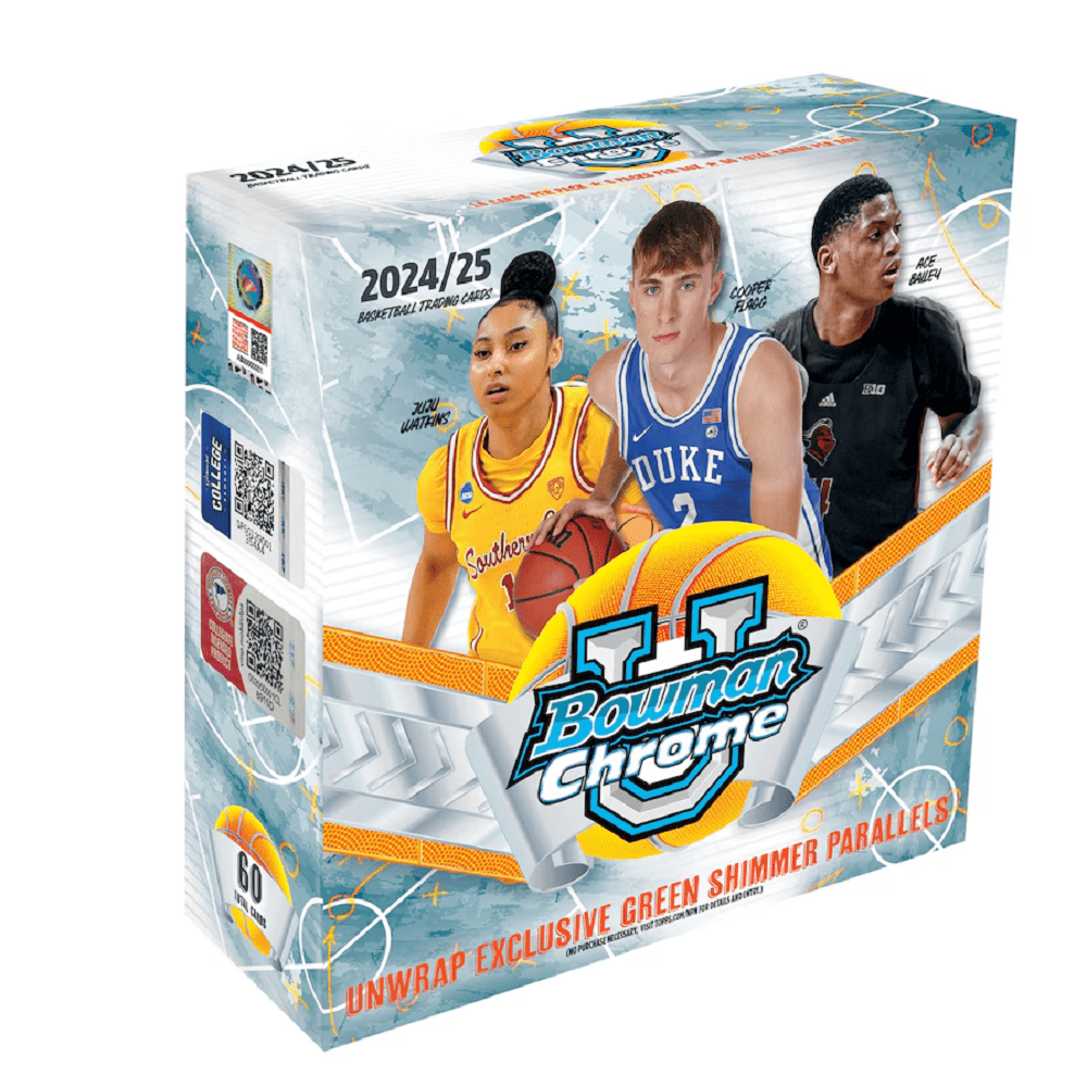 2024 - 25 Bowman University Chrome Basketball Mega Box - Collector Store LLC