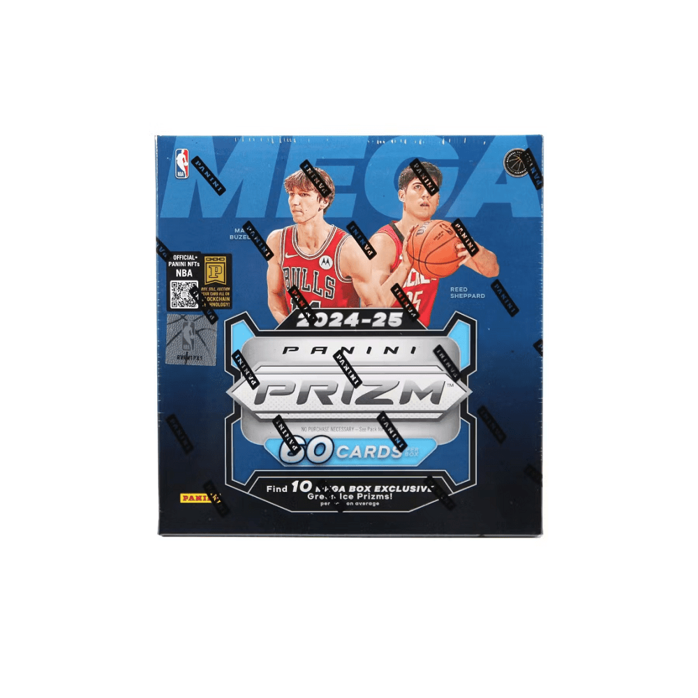 2024 - 25 Panini Prizm Basketball Hobby Mega Box (Green Ice) - Collector Store LLC