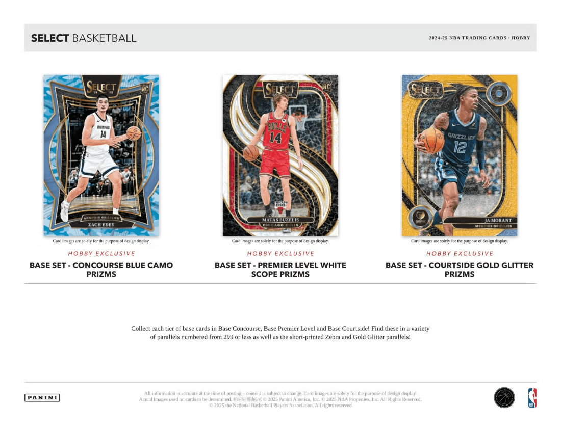 2024 - 25 Panini Select Basketball Hobby Box - Collector Store LLC