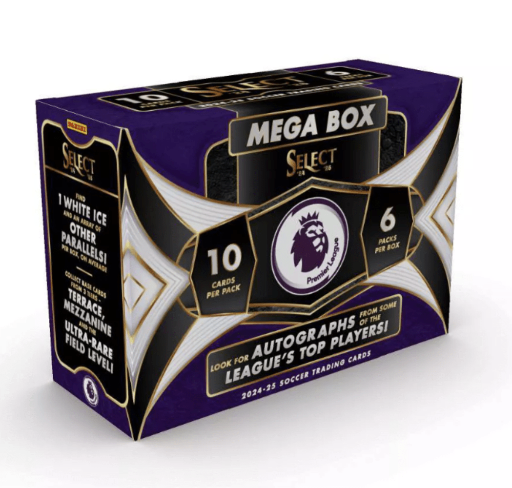 2024 - 25 Panini Select Premier League Soccer Hobby Mega Box - Collector Store LLC