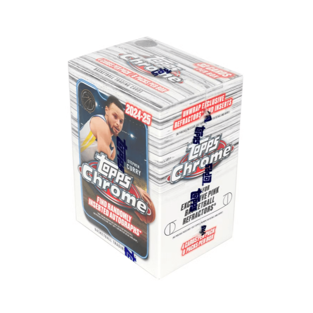 2024 - 25 Topps Chrome Basketball Blaster Box - Collector Store LLC