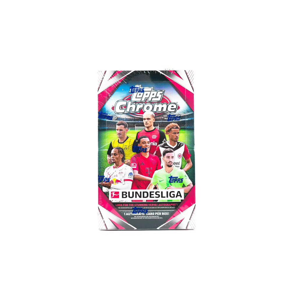 2024 - 25 Topps Chrome Bundesliga Soccer Hobby Box - Collector Store LLC