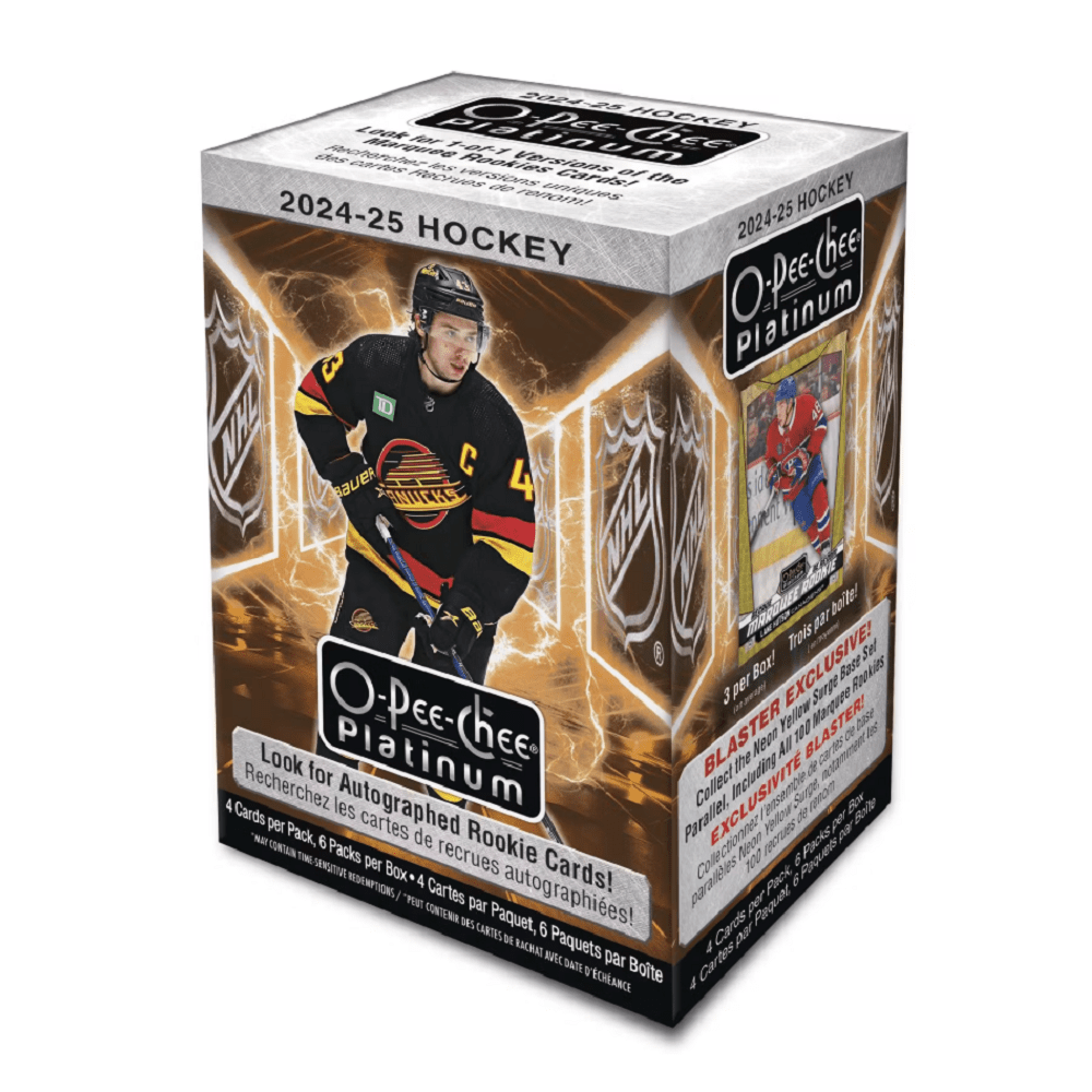 2024 - 25 Upper Deck O - Pee - Chee Platinum Hockey Blaster Box - Collector Store LLC