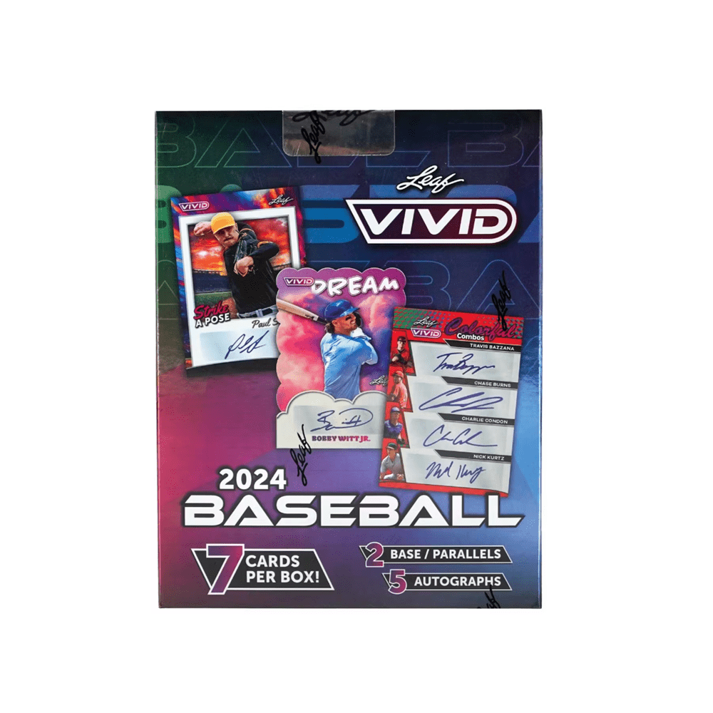 2024 Leaf Vivid Baseball Hobby Box - Collector Store LLC
