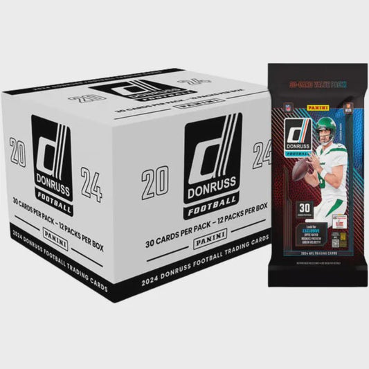 2024 Panini Donruss Football Fat Pack Display Box - Collector Store LLC