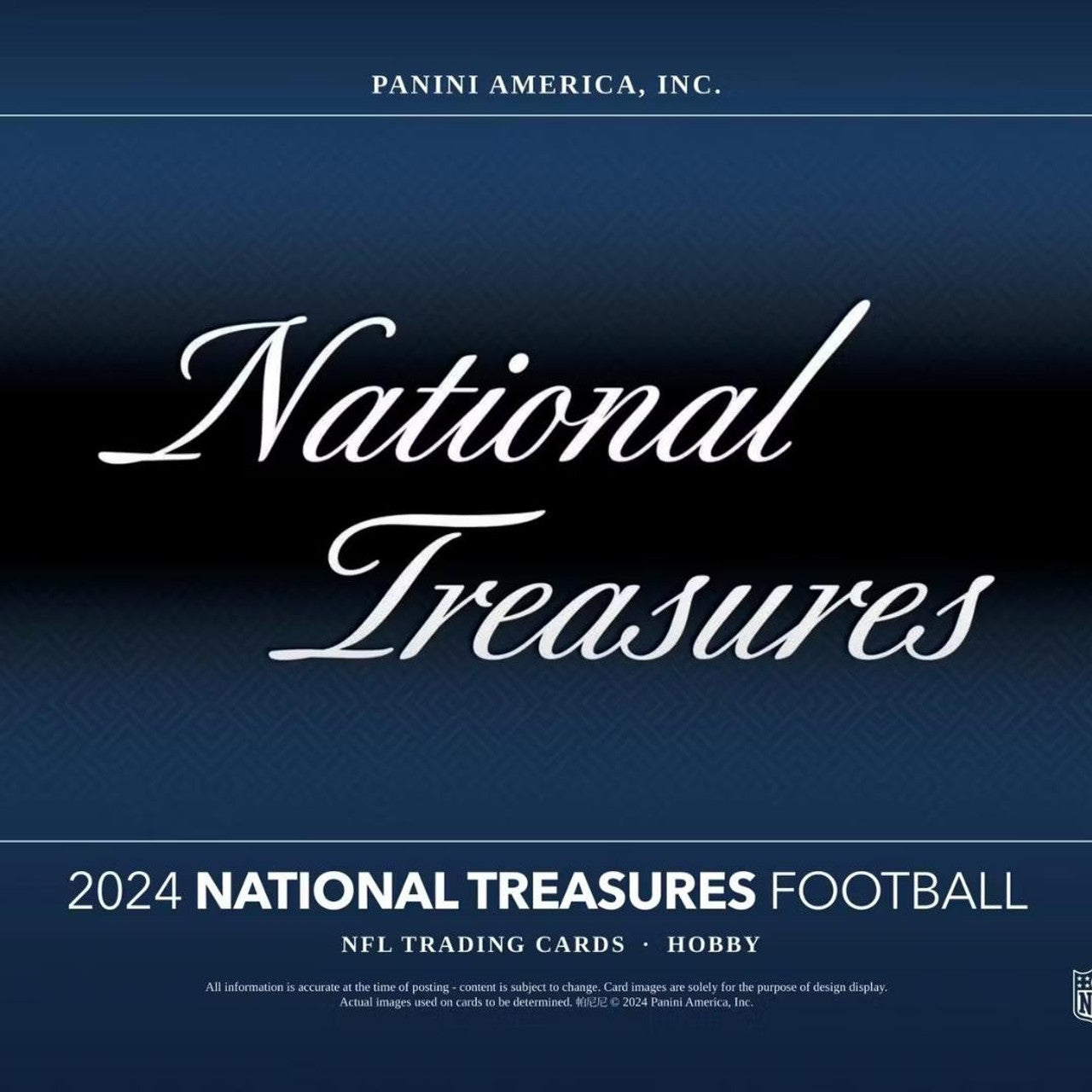 2024 Panini National Treasures Football 4-Box Hobby Case